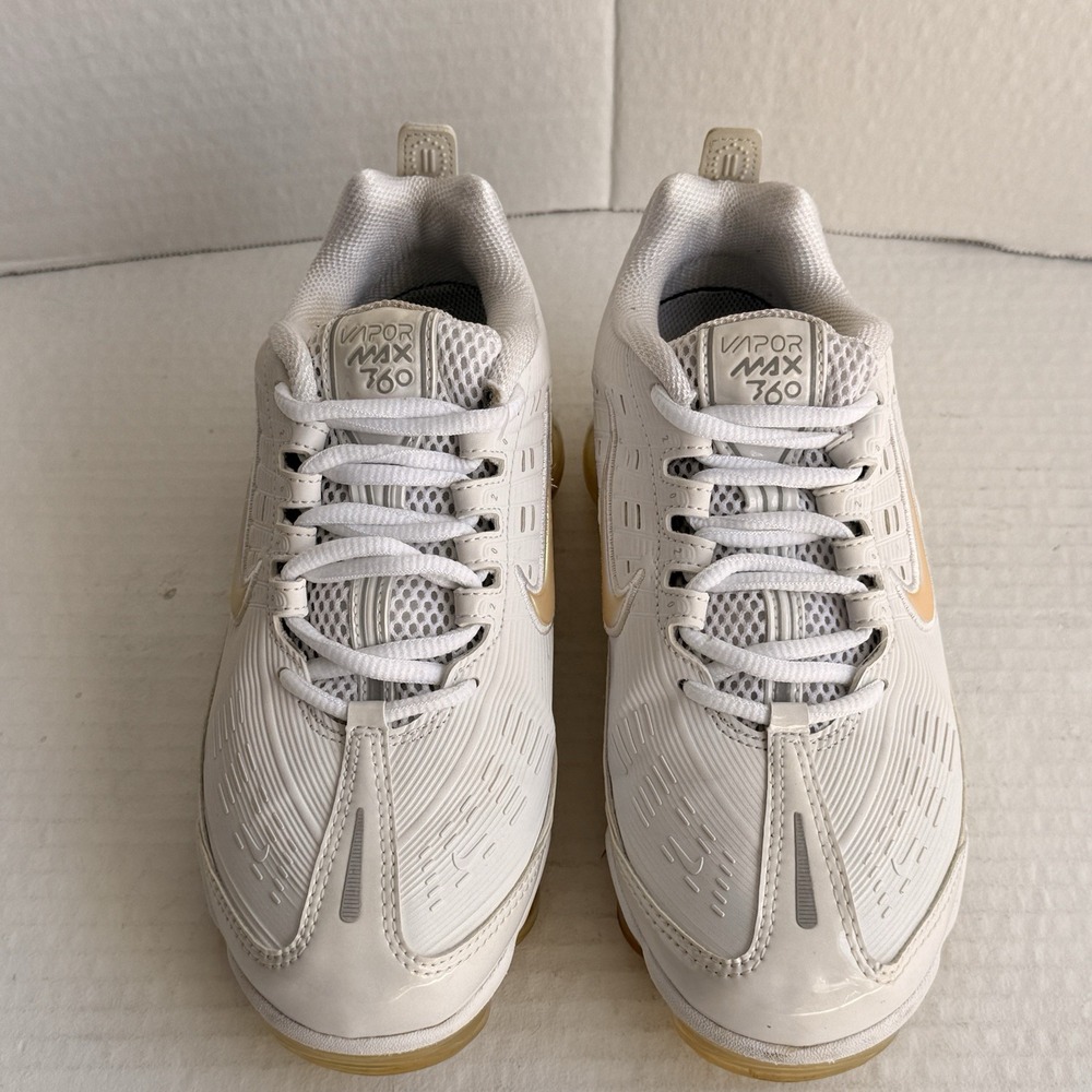Nike Air VaporMax 360 Women's Size 7.5 US CK9670-100 Triple White Athletic Shoes - Picture 7 of 16